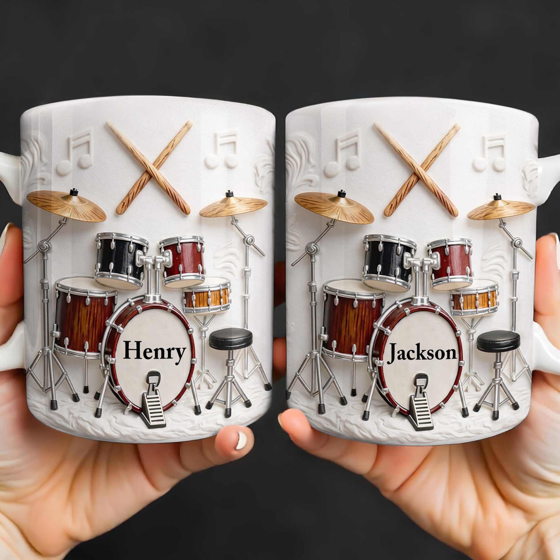 A Life Full Of Rhythm And Beats Drum Kit Set And Drumsticks