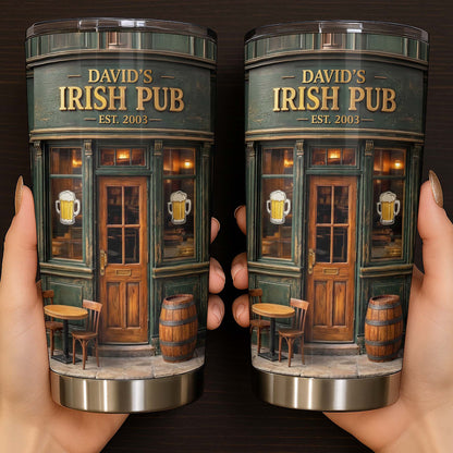 Irish Pub Est Beer Mug Design Bar Storefront