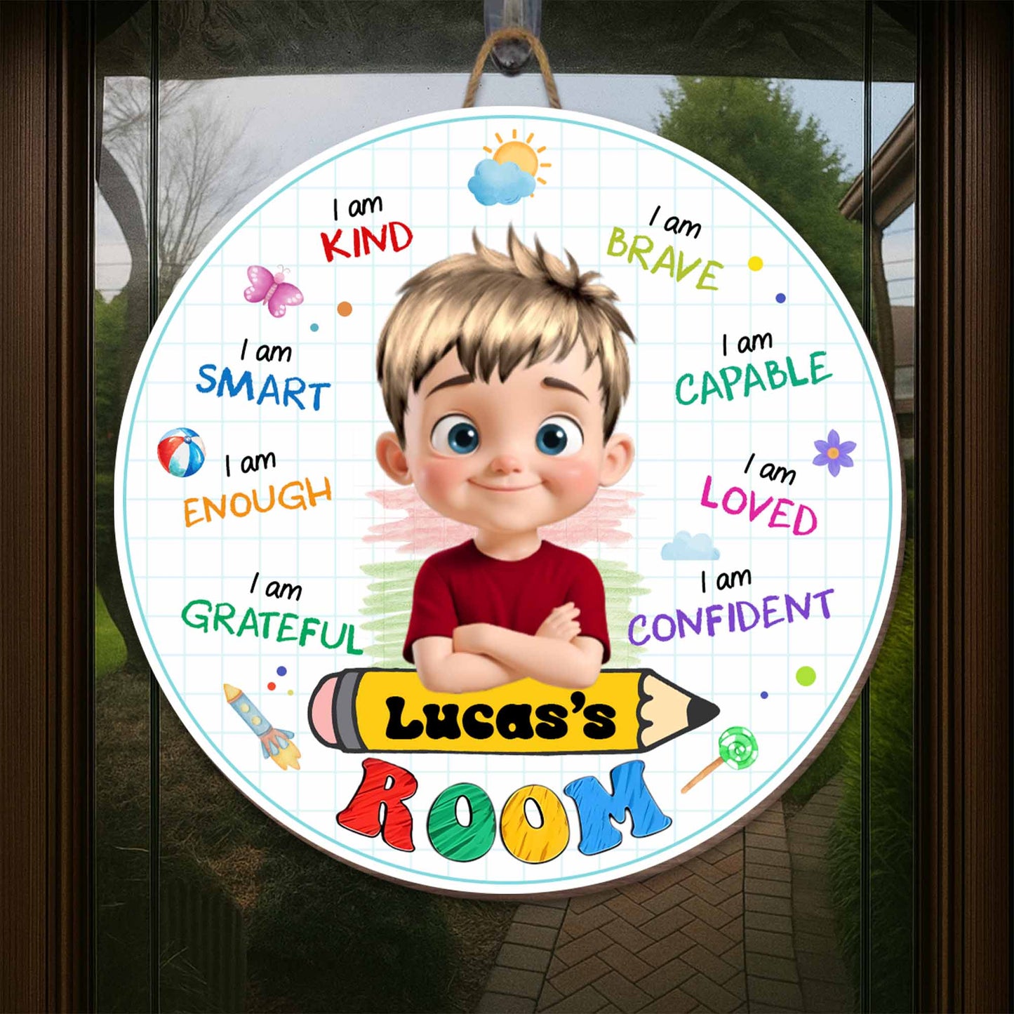 I Am Kind, I Am Brave, Sign For Kids Room