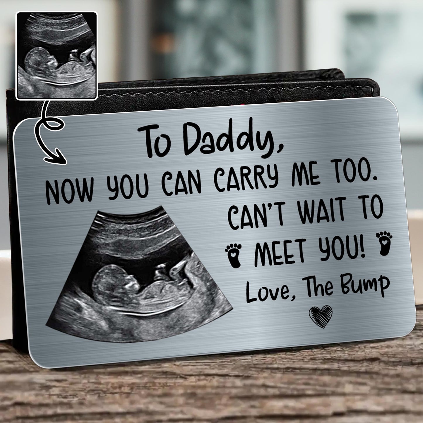 To Daddy Now You Can Carry Me Too, Love The Bump