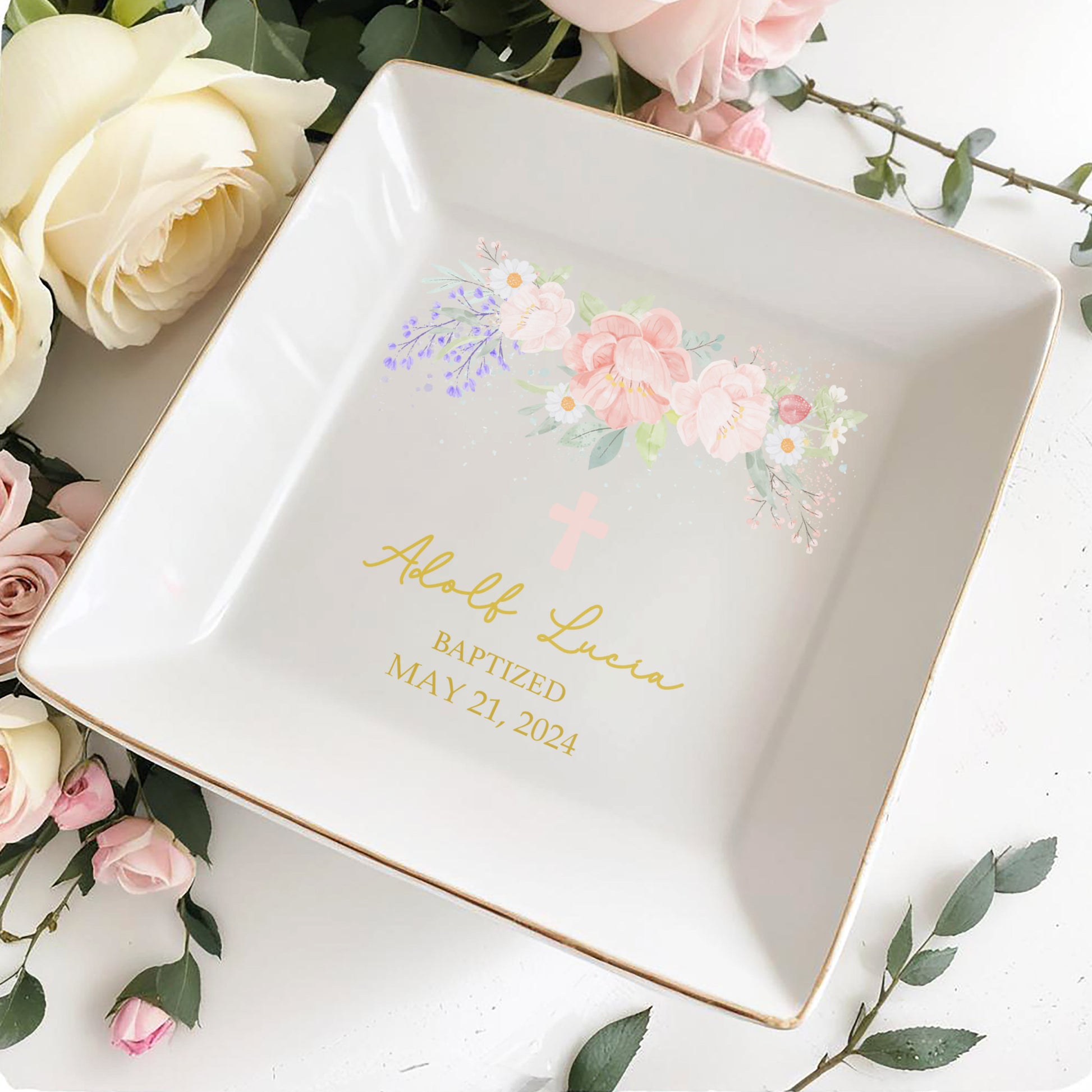 Celebrate Your Special Day Baptized In Love And Faith With Flowers