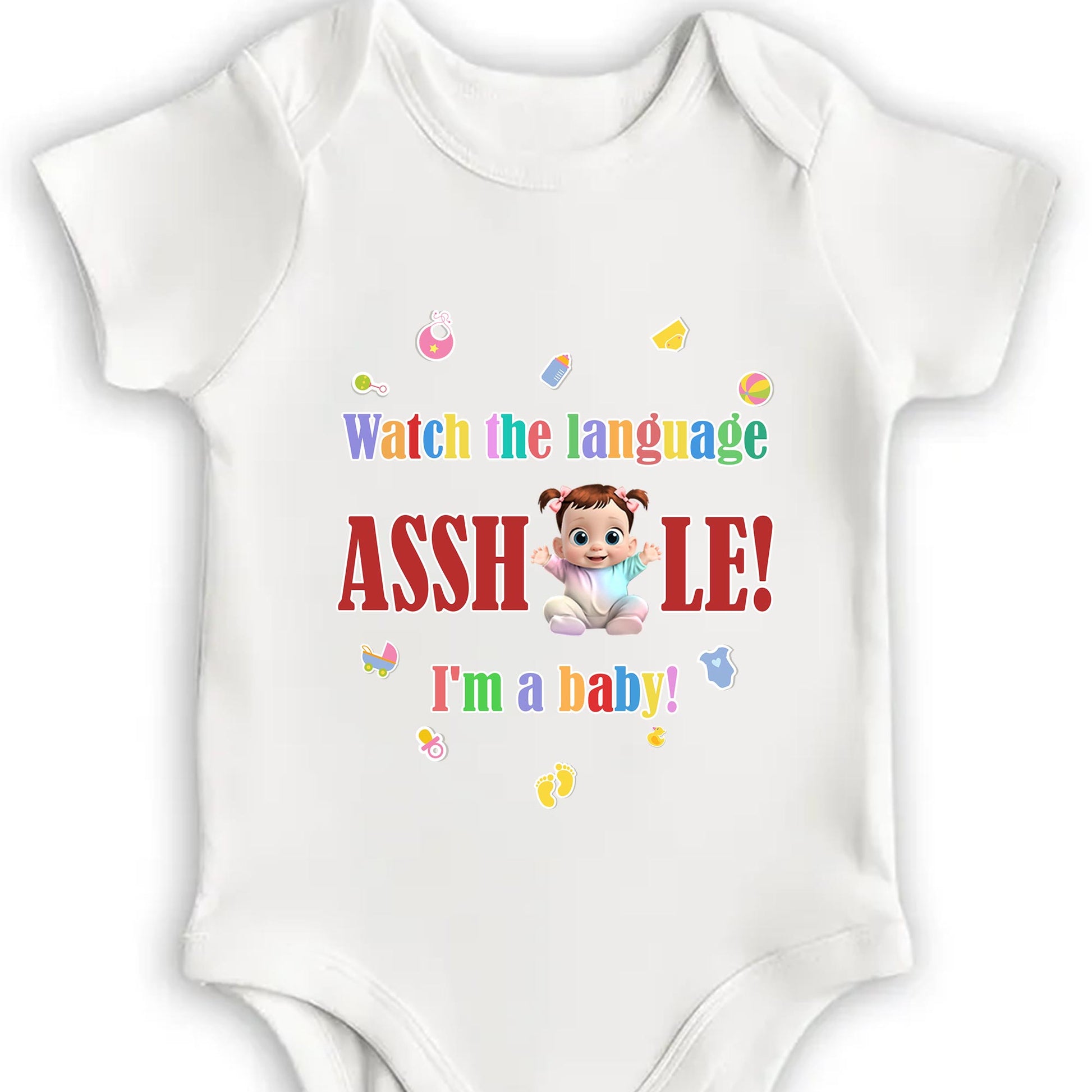 Watch the Language Assh*le! I'm a Baby, Baby and Playful Icons
