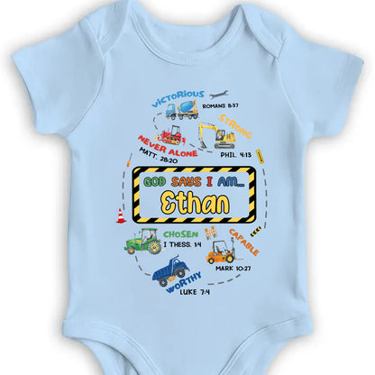 God Says I Am Victorious, Strong, Never Alone, Tractors and Christian Symbols