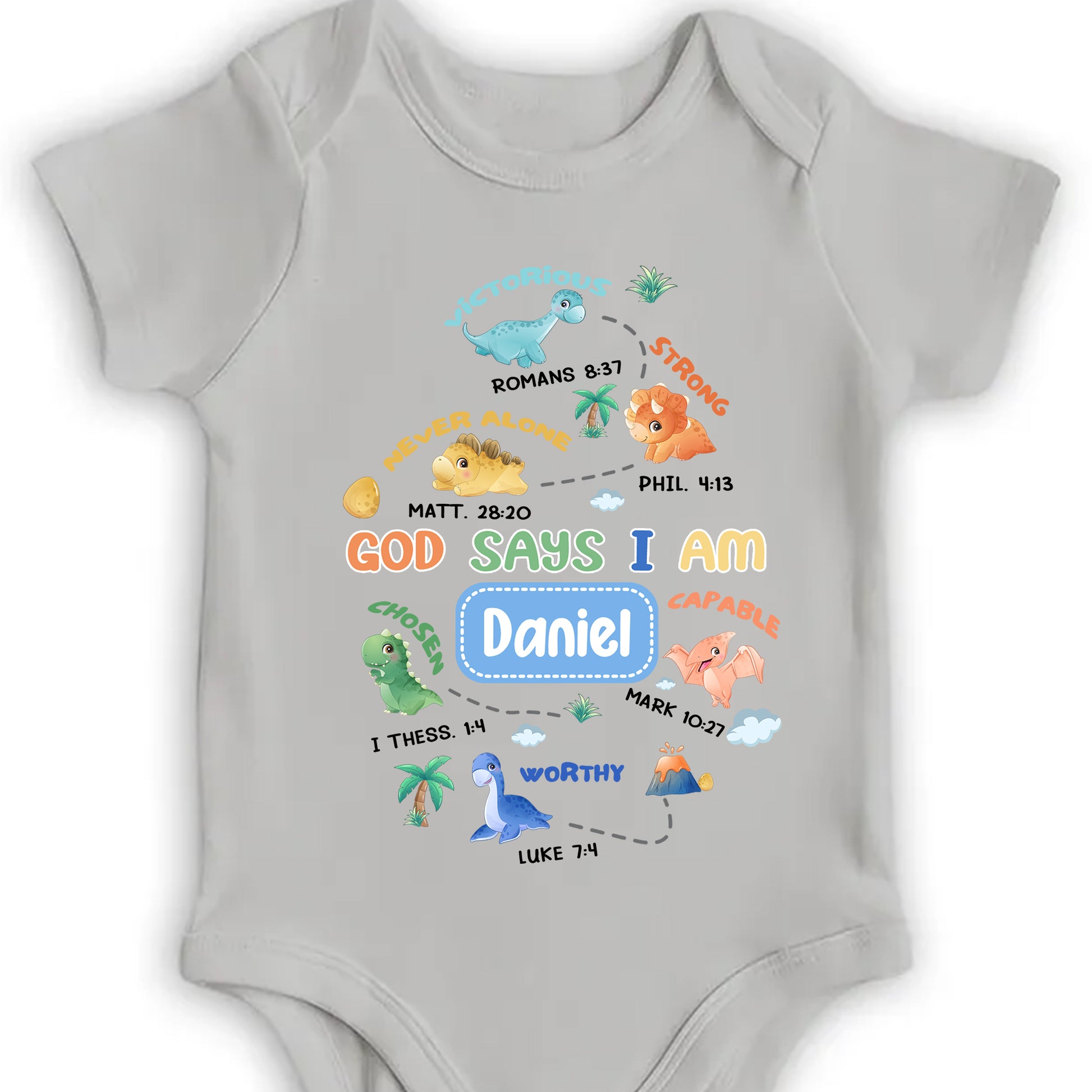 Victorious, Strong, Never Alone, Chosen, Capable, Worthy, Dinosaurs And Cloud