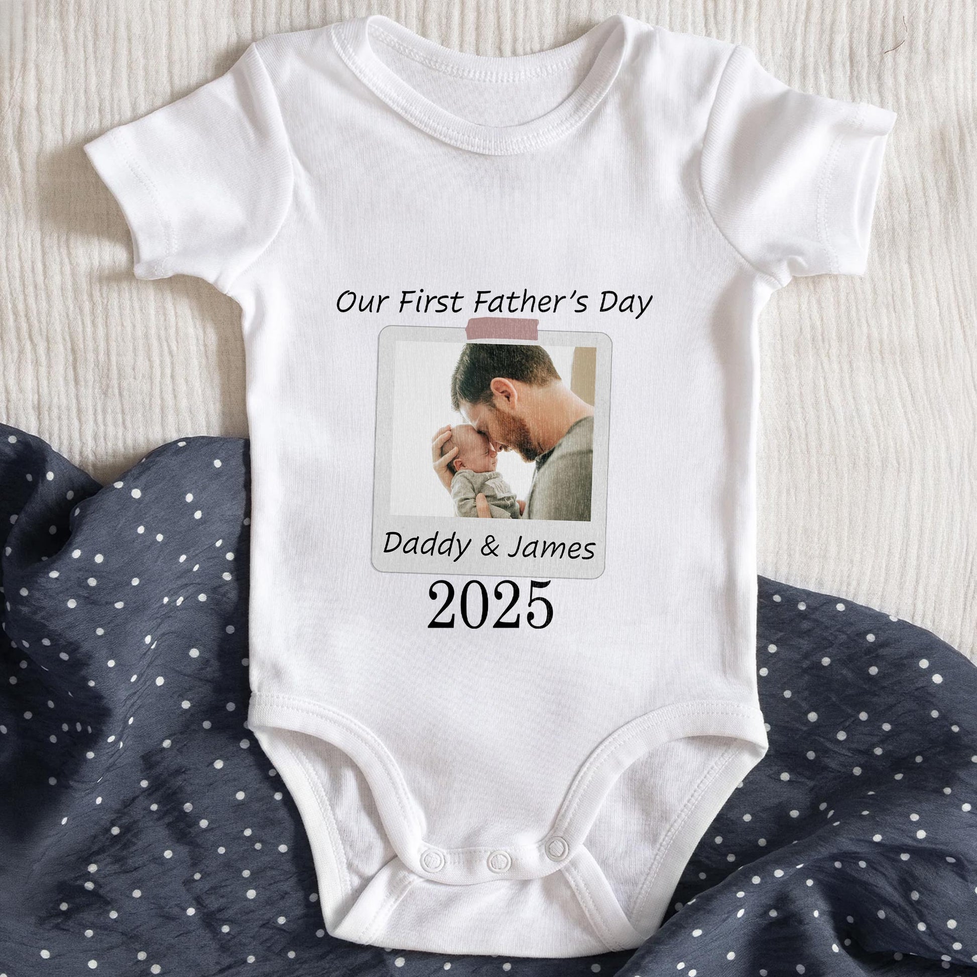 Our First Father's Day, Photo Of Father And Child