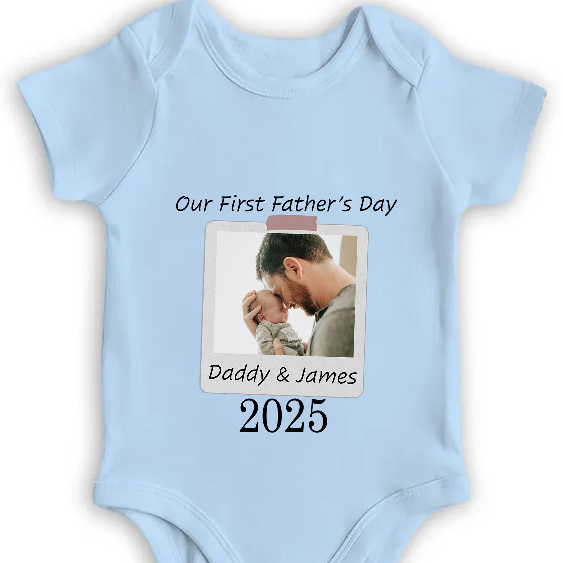 Our First Father's Day, Photo Of Father And Child