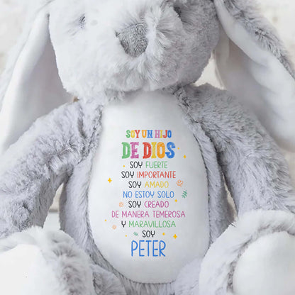 Soy Un Hijo De Dios, Soy Fuerte, Stuffed Bunny
