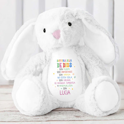 Soy Una Hija De Dios, Soy Fuerte, Stuffed Bunny