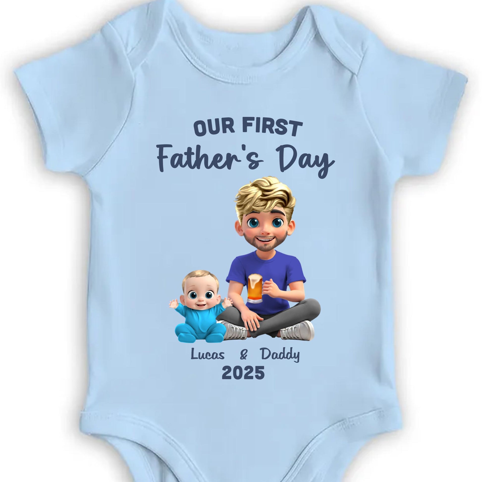 Our First Father's Day, Cartoon Characters