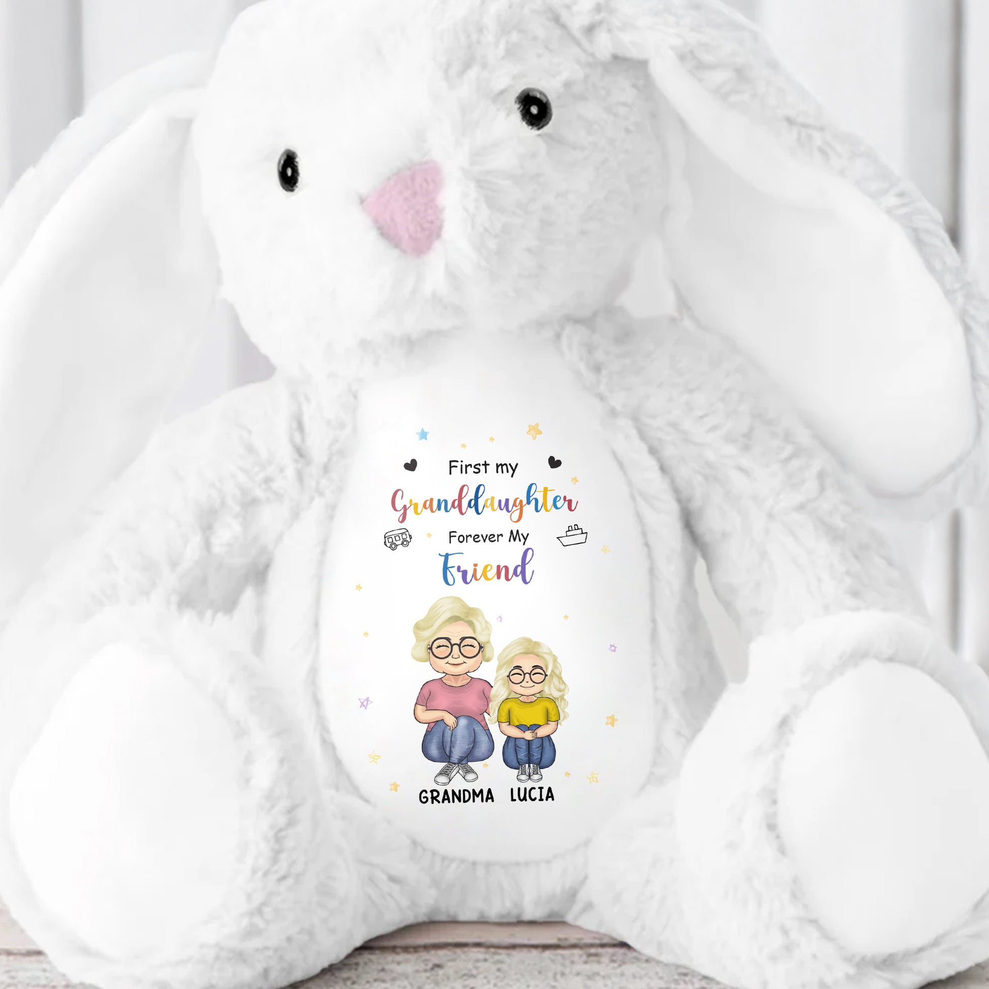 First My Granddaughter, Forever My Friend, Cartoon Characters