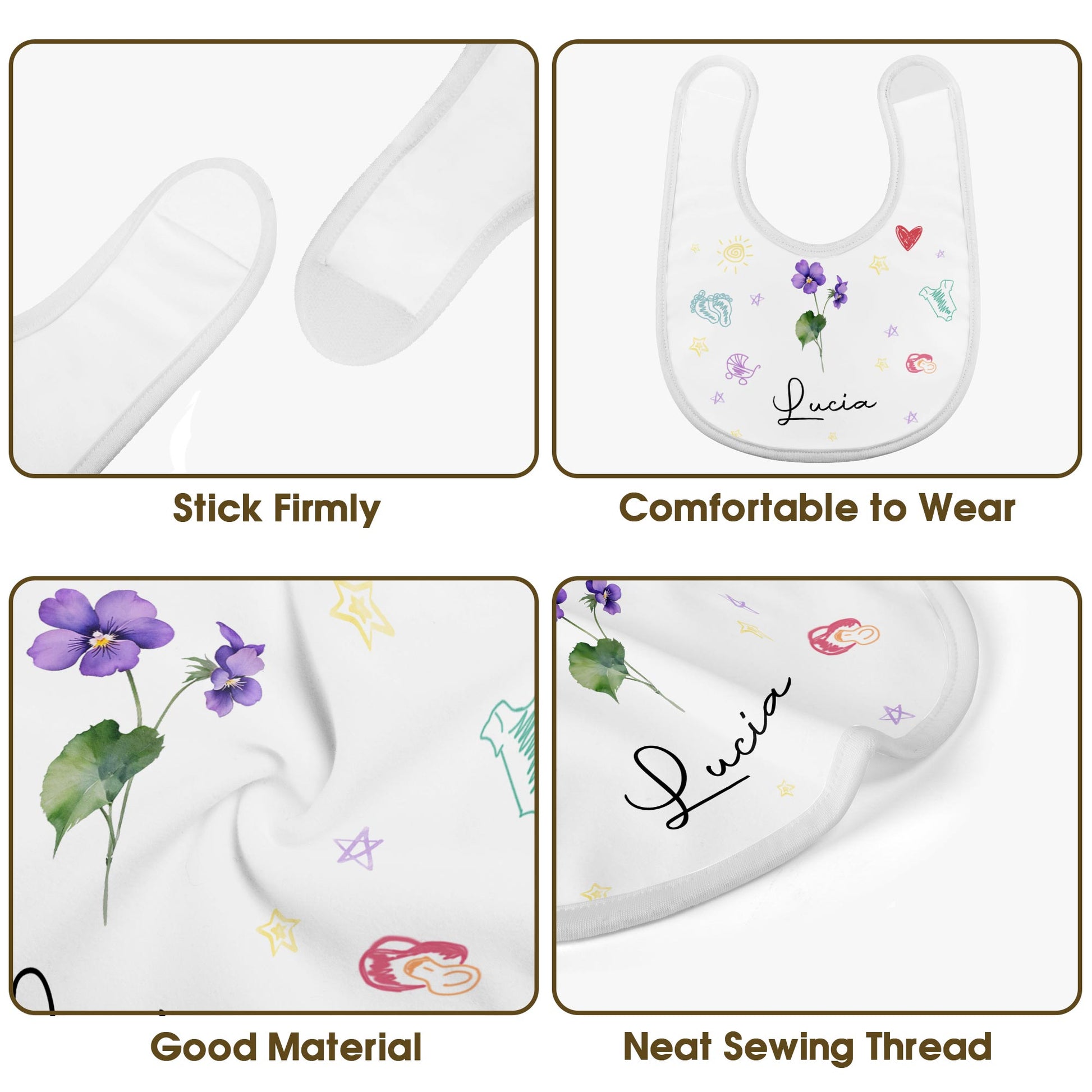 Celebrate Your Little One with Sun, Flower, Heart, Pram, and Stars