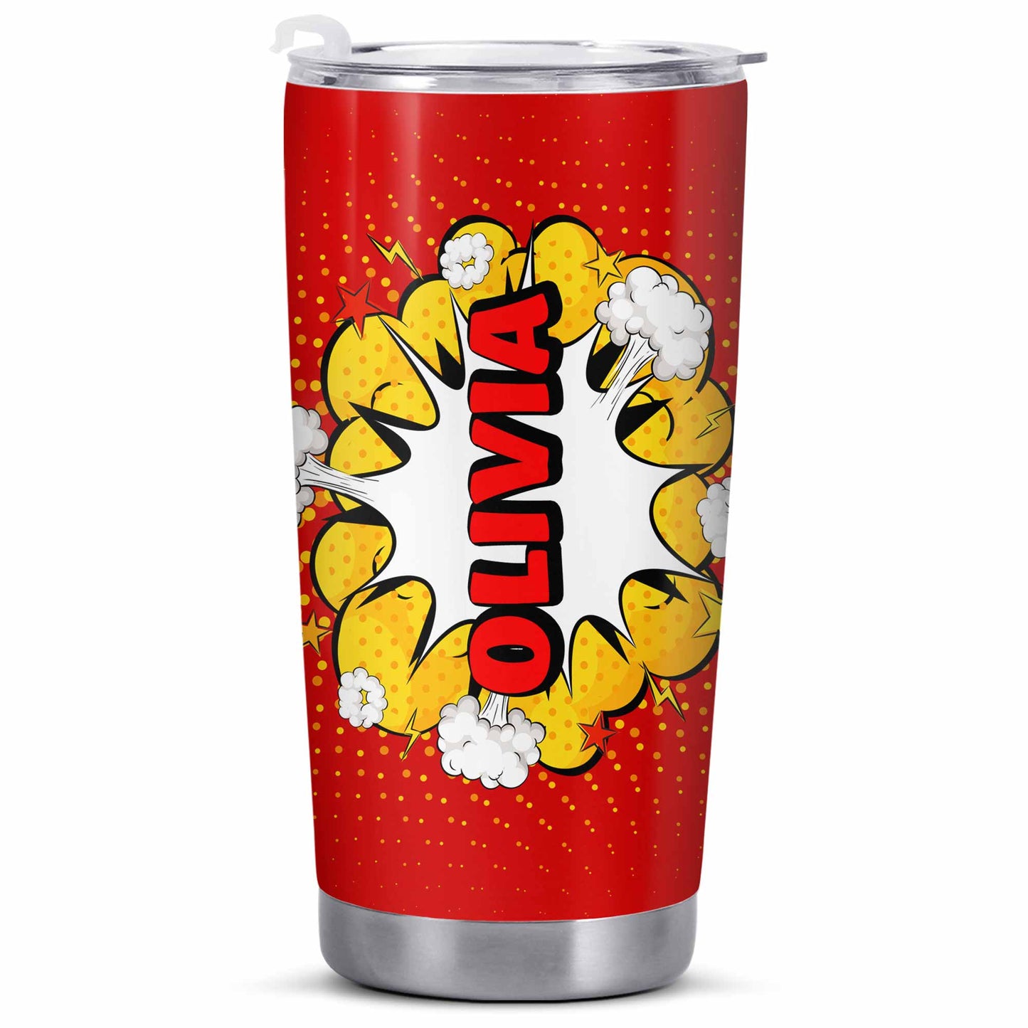 Burst Of Name In Tropical Style With Comic Style Explosion