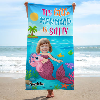 This Little Mermaid Is Salty With Tropical Beach Theme