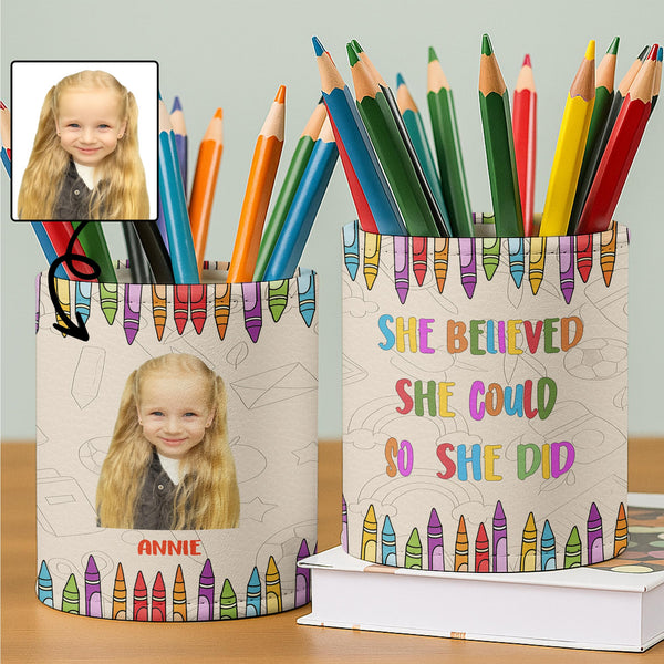 She Believed She Could So She Did, Colorful Crayons