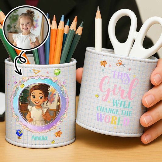 Inspirational Gift To Spark Creativity - Personalized Pen Holder - KID111_PENH