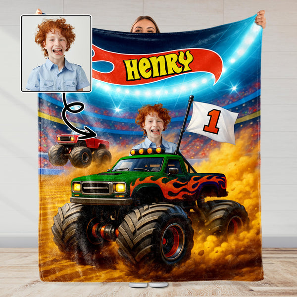 Thrilling Adventure With Monster Trucks And Bold Colors