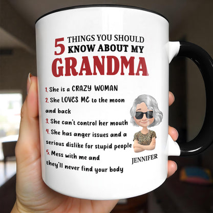 5 Things You Should Know About My Grandma, Cartoon Grandma