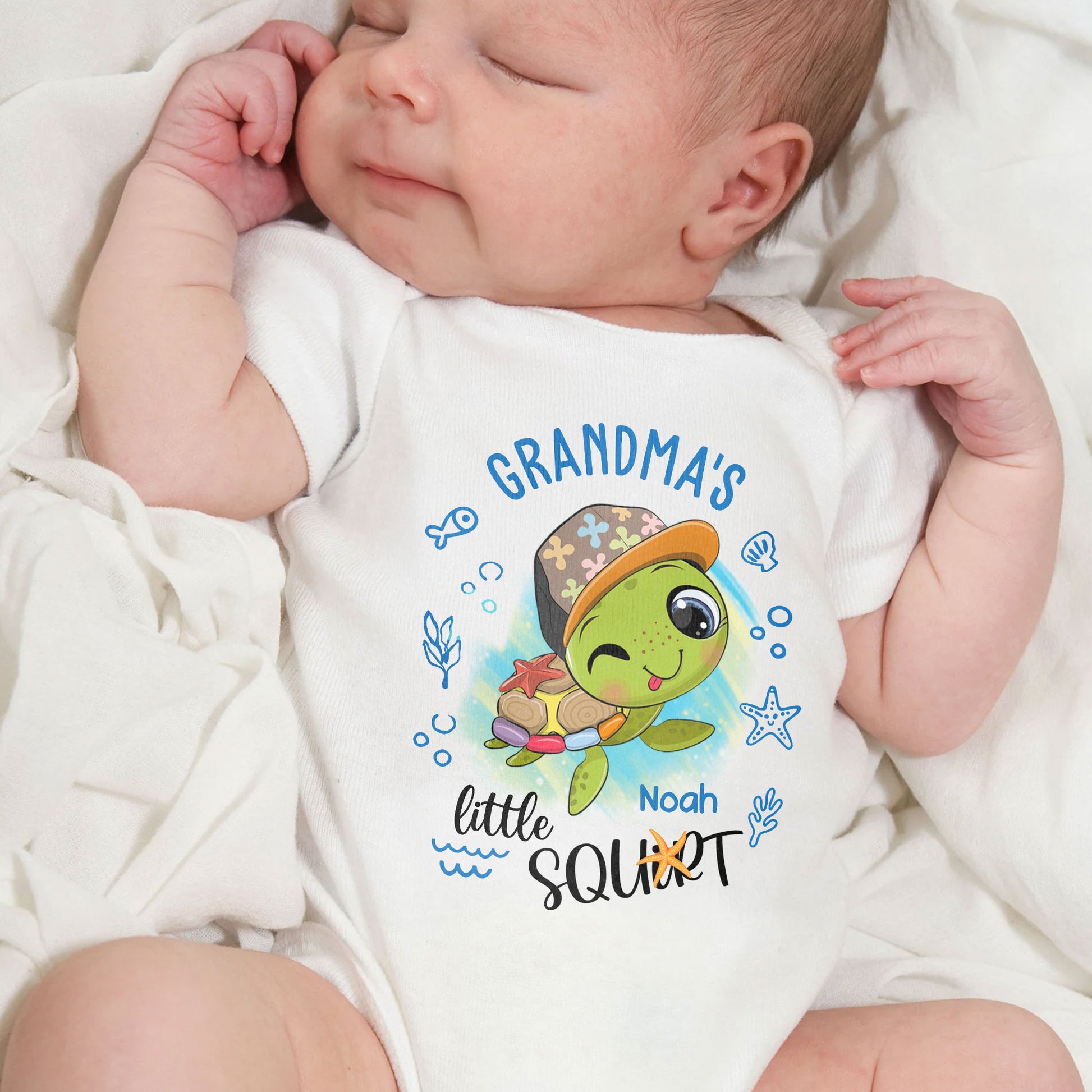 Grandma's Little Squirt Turtle Design