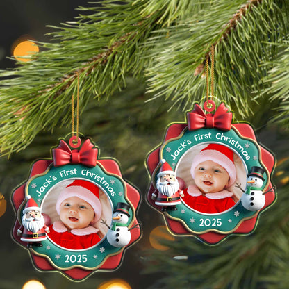 Jack's First Christmas With Santa And Snowman