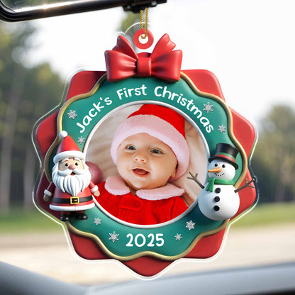 Jack's First Christmas With Santa And Snowman