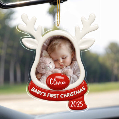 Baby's First Christmas, Teddy Bear and Reindeer