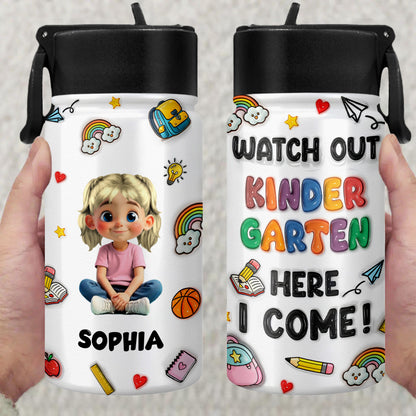 Watch Out Kindergarten Here I Come Rainbow and Stars