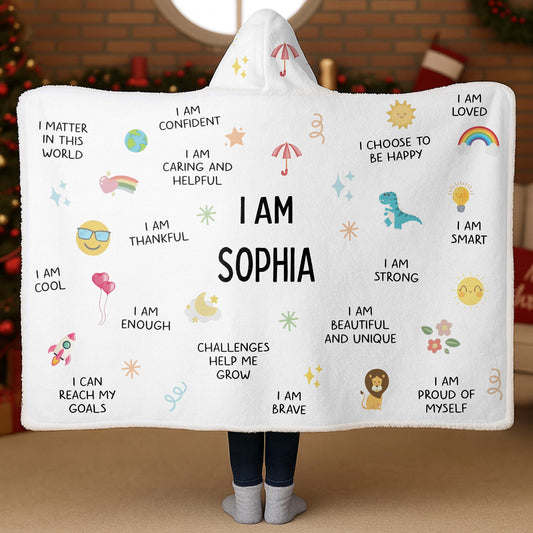 I Am Confident, I Am Loved, Choose To Be Happy Blanket