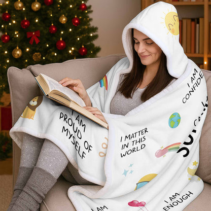 I Am Confident, I Am Loved, Choose To Be Happy Blanket