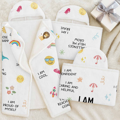 I Am Confident, I Am Loved, Choose To Be Happy Blanket