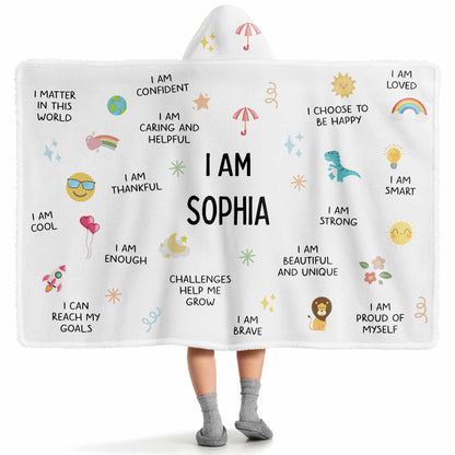 I Am Confident, I Am Loved, Choose To Be Happy Blanket