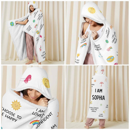 I Am Confident, I Am Loved, Choose To Be Happy Blanket