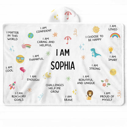 I Am Confident, I Am Loved, Choose To Be Happy Blanket