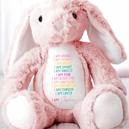 I Am Unique I Am Strong Beautiful And Confident Bunny