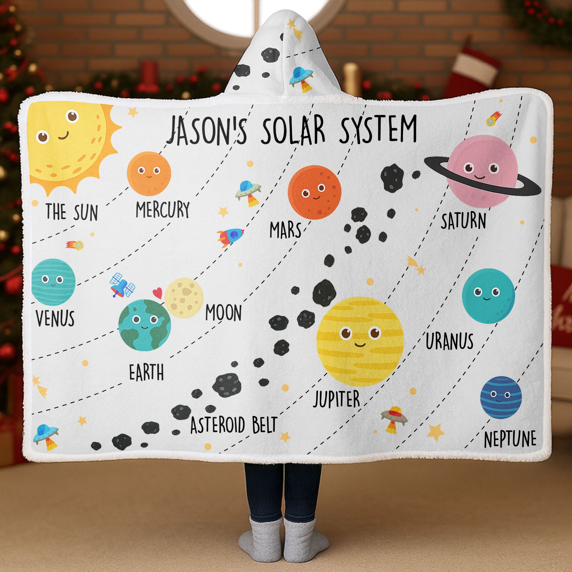 Jason's Solar System With Planets And Stars