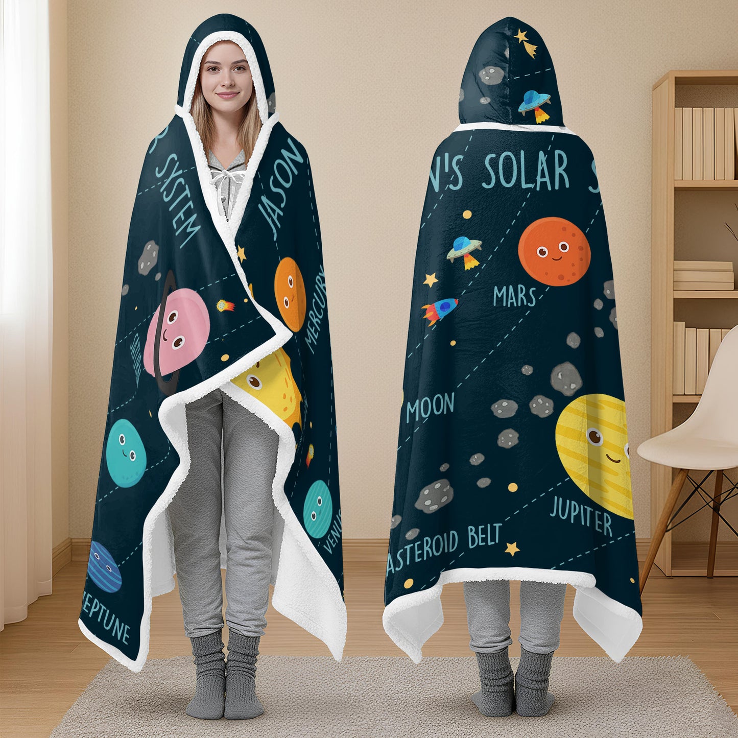 Jason's Solar System With Planets And Stars