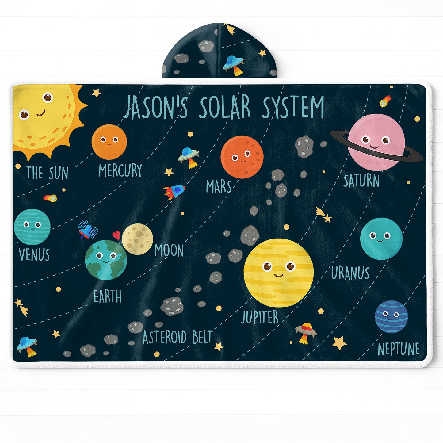 Jason's Solar System With Planets And Stars