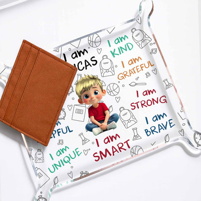 I Am Enough, I Am Loved, Positive Affirmations Tray