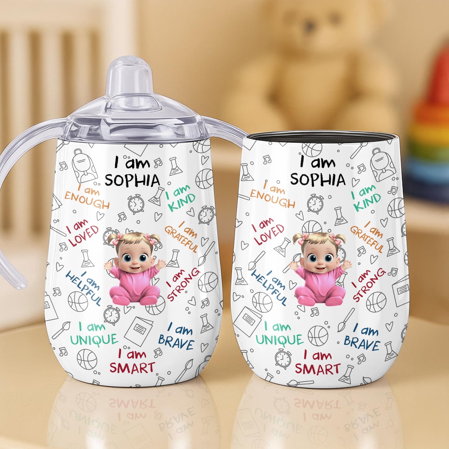 I Am Lucy, Empowering And Educational Toddler Sippy Cup