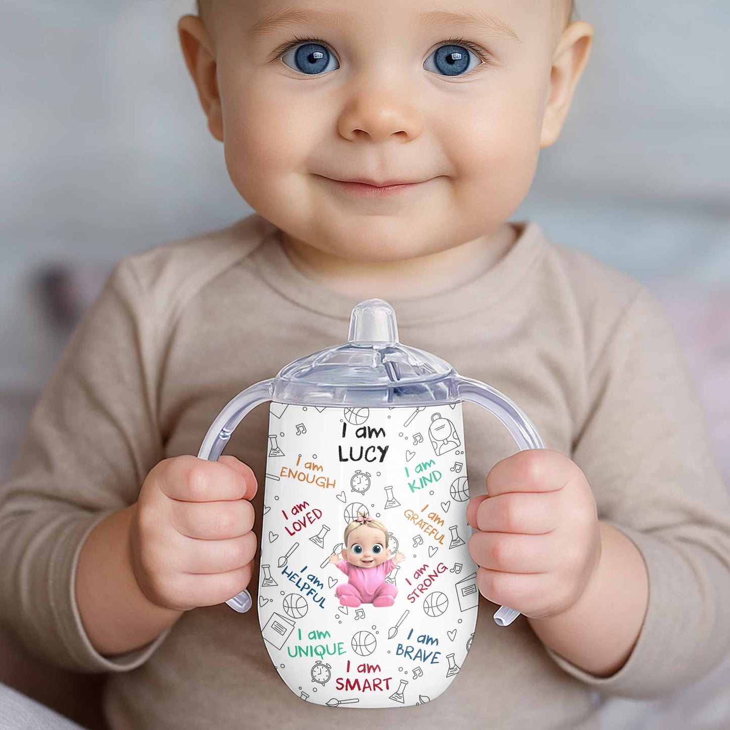 I Am Lucy, Empowering And Educational Toddler Sippy Cup