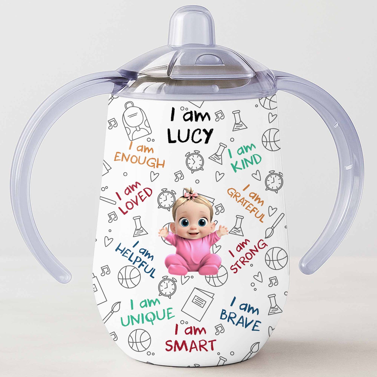 I Am Lucy, Empowering And Educational Toddler Sippy Cup