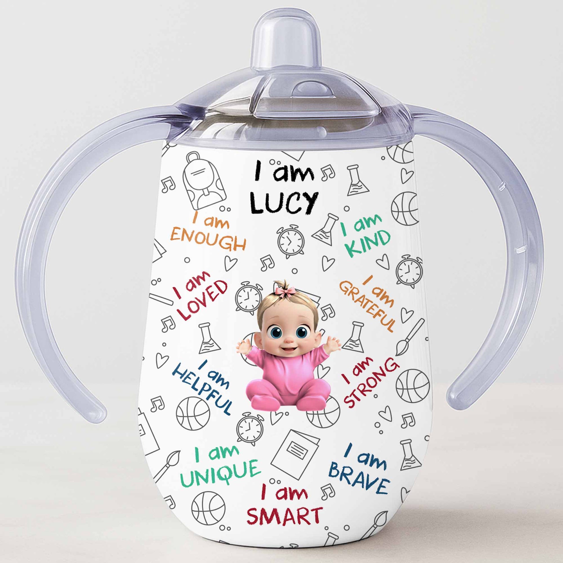 I Am Lucy, Empowering And Educational Toddler Sippy Cup
