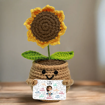 I Am Loved I Am Enough Brave Unique Sunflower