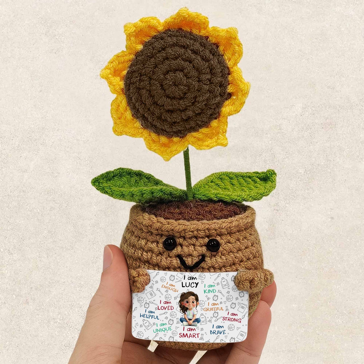 I Am Loved I Am Enough Brave Unique Sunflower