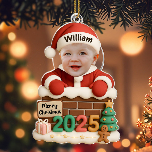 Merry Christmas, Santa Suit And Christmas Tree