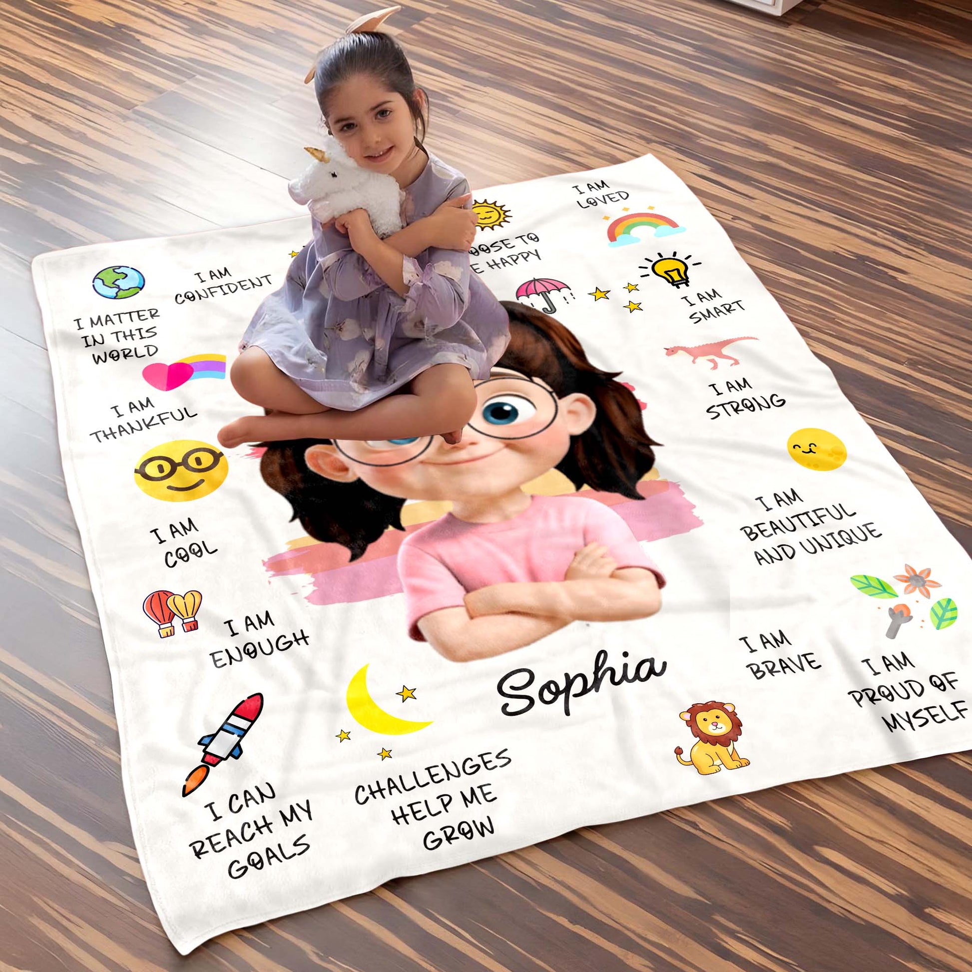 I Am Loved, Choose To Be Happy, Proud of Myself with Positive Affirmations