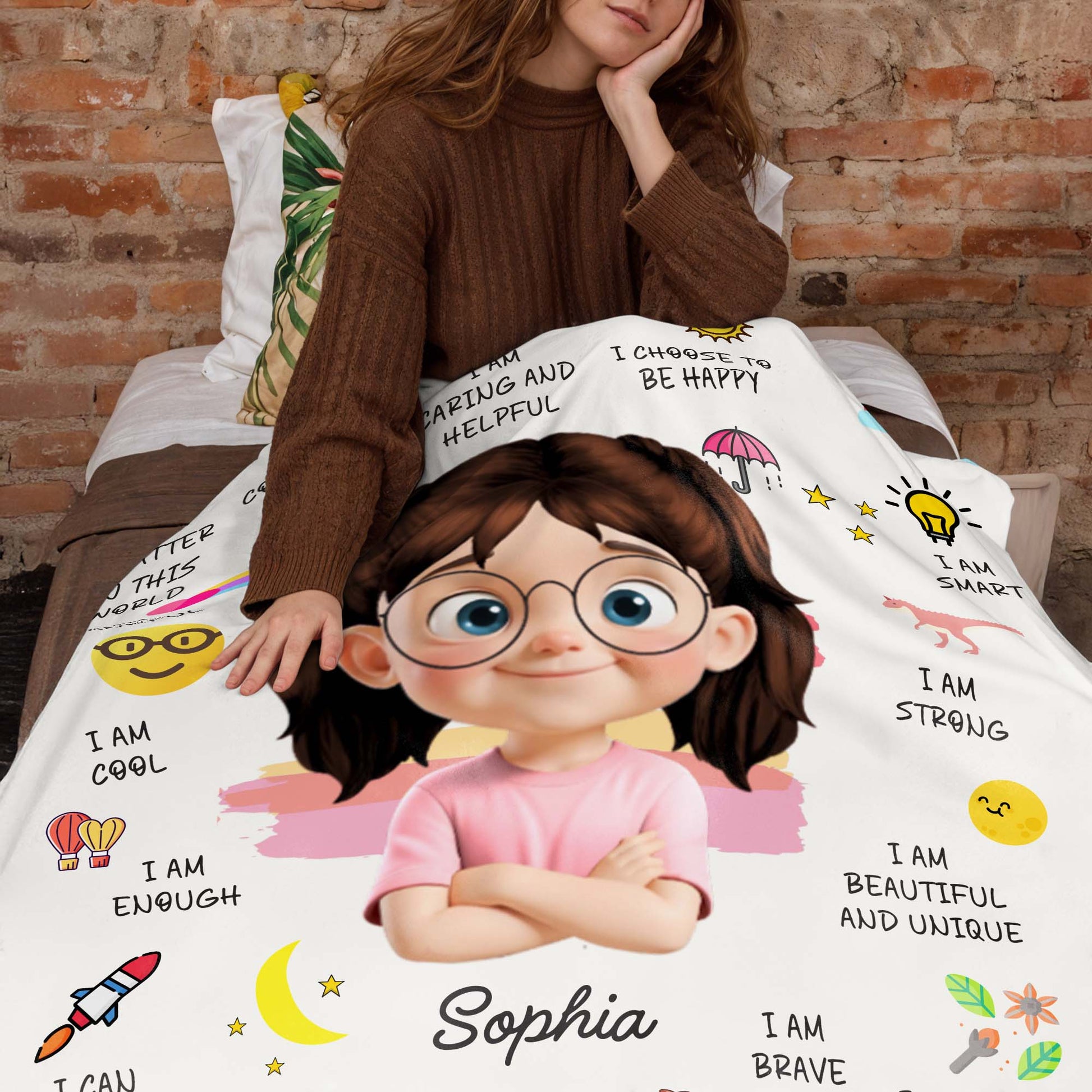 I Am Loved, Choose To Be Happy, Proud of Myself with Positive Affirmations