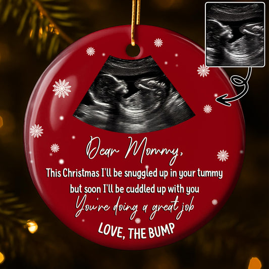 Dear Mommy Love The Bump With Ultrasound Image