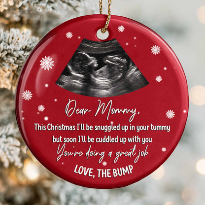 Dear Mommy Love The Bump With Ultrasound Image