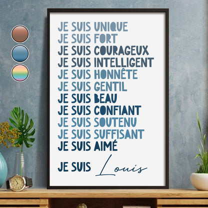 Je Suis Unique And Strong Personal Affirmations