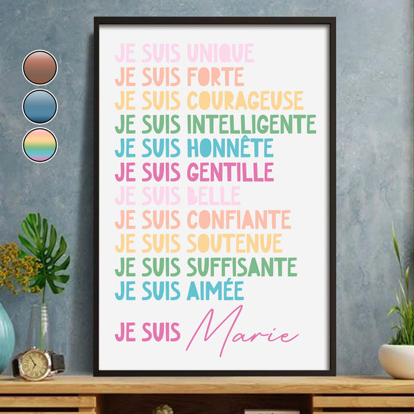 Je Suis Unique And Strong Personal Affirmations